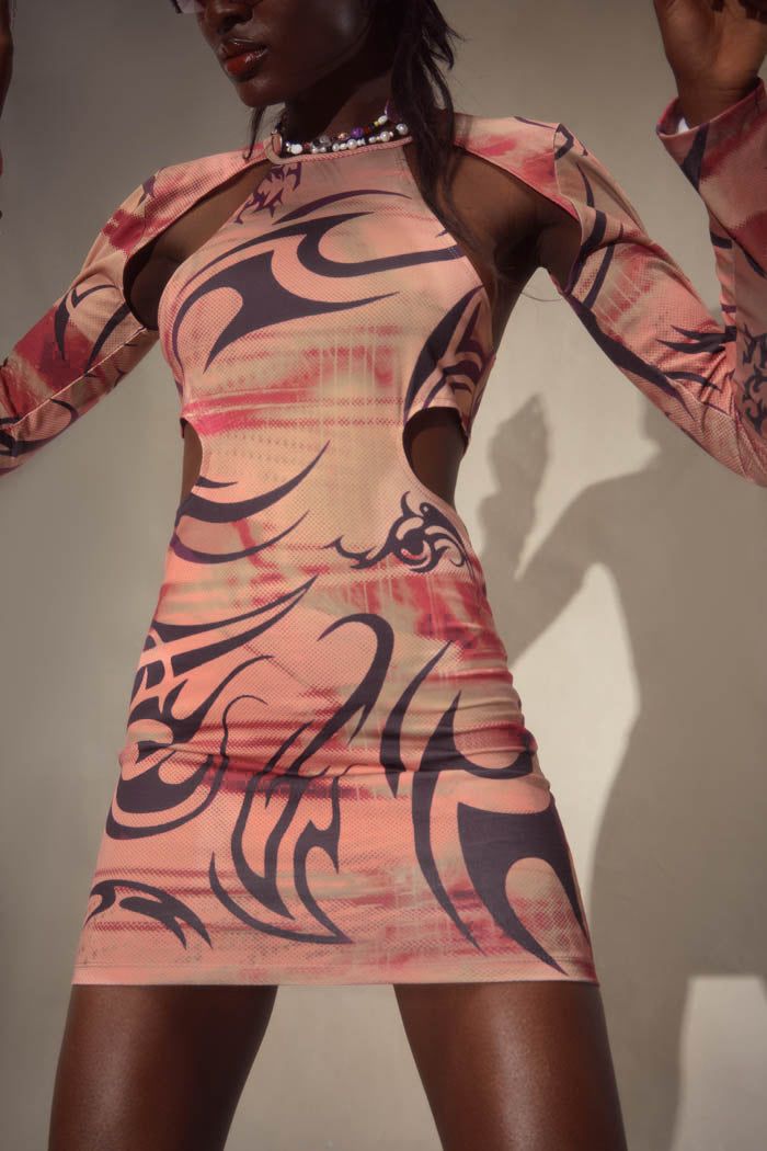 Dystopia Mini Dress sold by Jaded London product image thumbnail 4