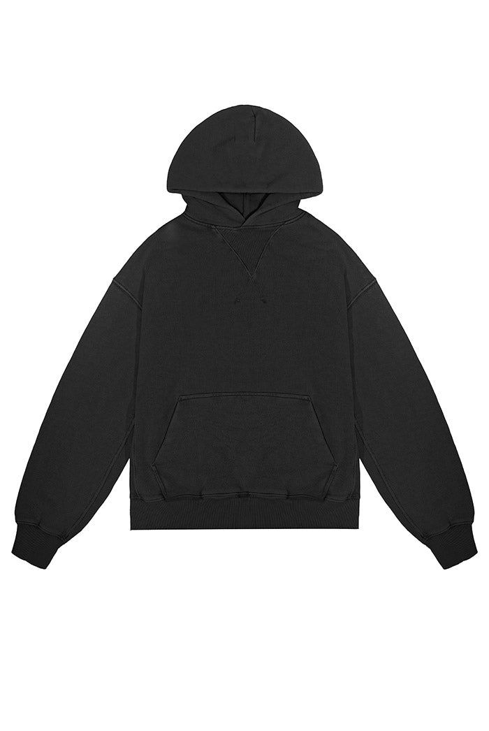 NTRLS Dust Black Oversized Hoodie sold by Jaded London product image thumbnail 2