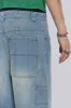Light Wash Colossus Carpenter Jeans sold by Jaded London