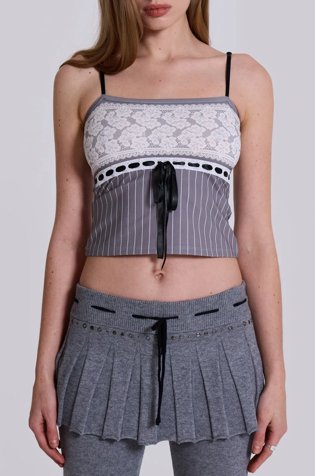 Thursday Pinstripe Cami Top sold by Jaded London product image thumbnail 3