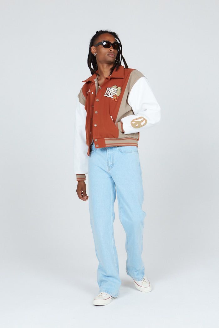 The Free Love Varsity Jacket sold by Jaded London product image thumbnail 5