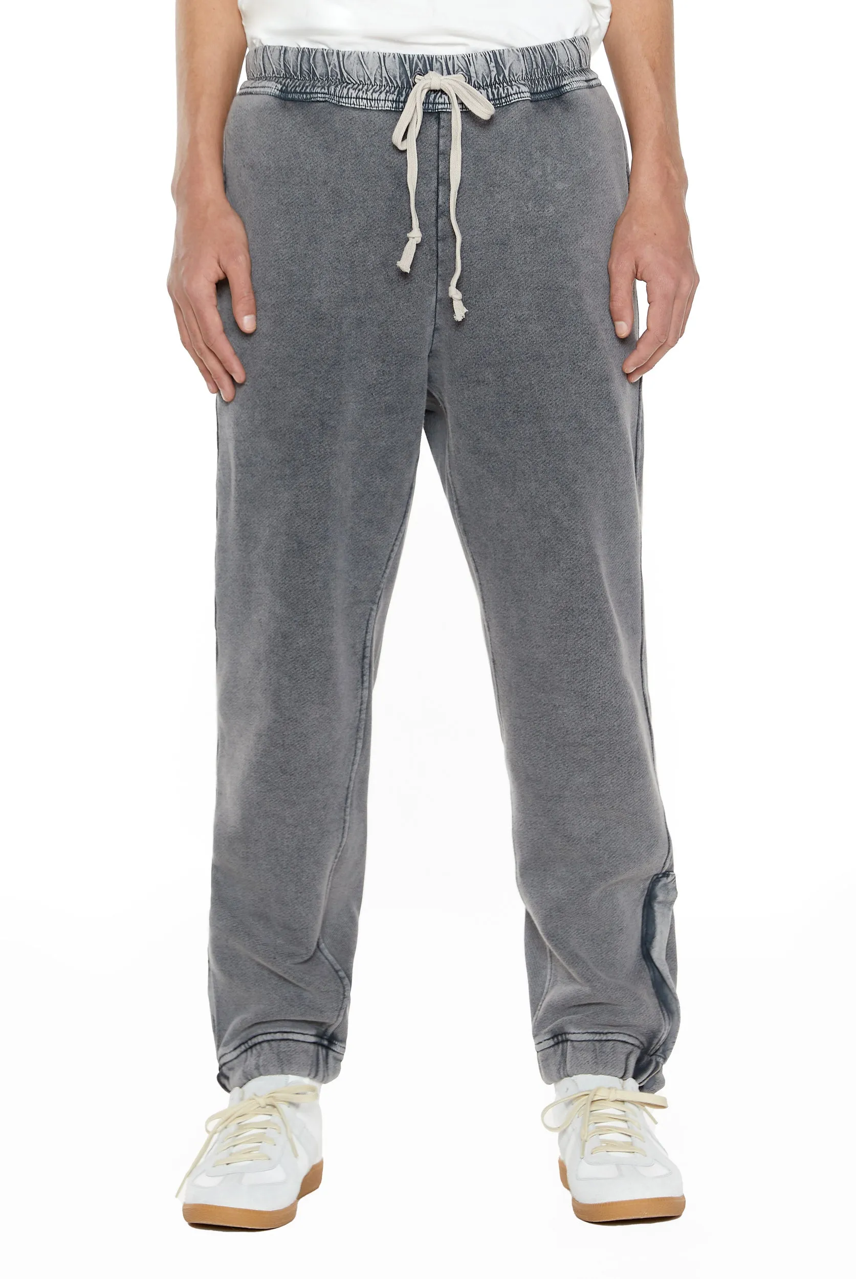 NTRLS Chrome Grey Cuffed Joggers sold by Jaded London