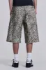 Leopard Fade Colossus Jorts sold by Jaded London
