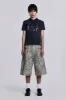 Leopard Fade Colossus Jorts sold by Jaded London