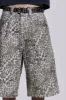 Leopard Fade Colossus Jorts sold by Jaded London