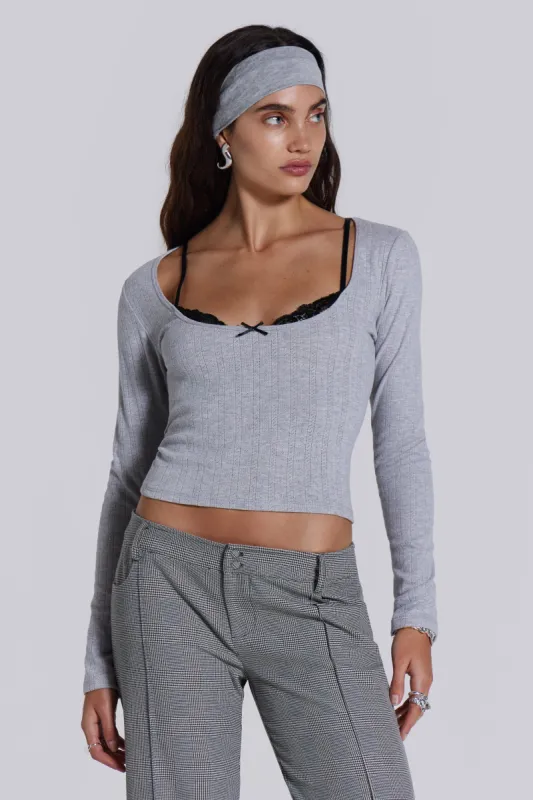 Anna Bra Long Sleeve Top sold by Jaded London
