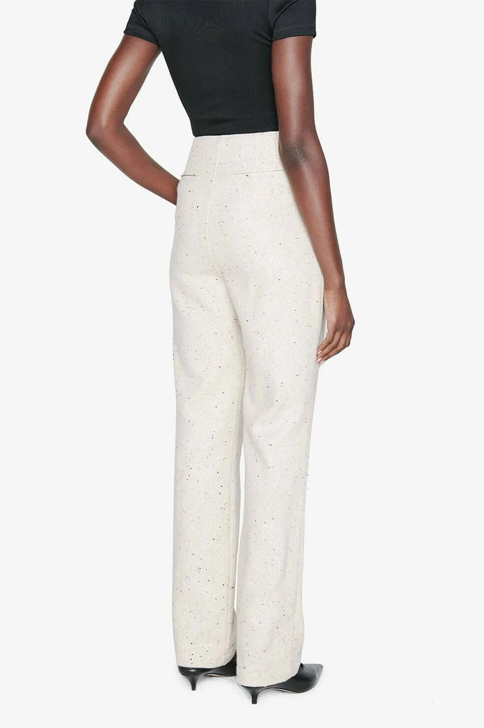 Anine Bing | Ari Trouser - Cream sold by Sister & Co product image thumbnail 5