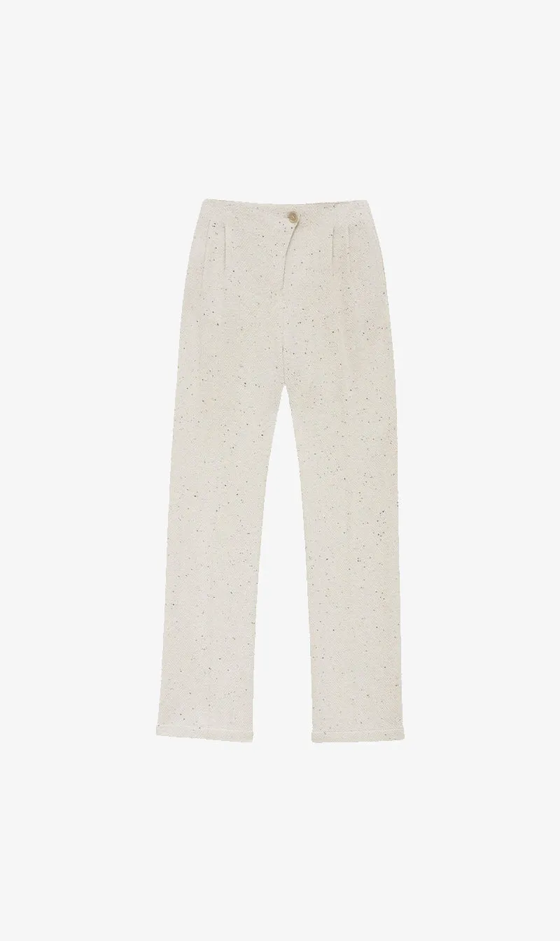 Anine Bing | Ari Trouser - Cream sold by Sister & Co