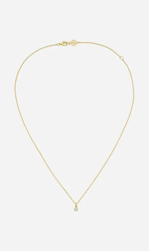 Zoe & Morgan | Stella Necklace - Gold/White Zircon sold by Sisters & Co