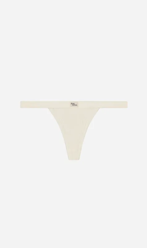 Dear Dylan | Organic Petite Thong - Ivory sold by Sisters & Co