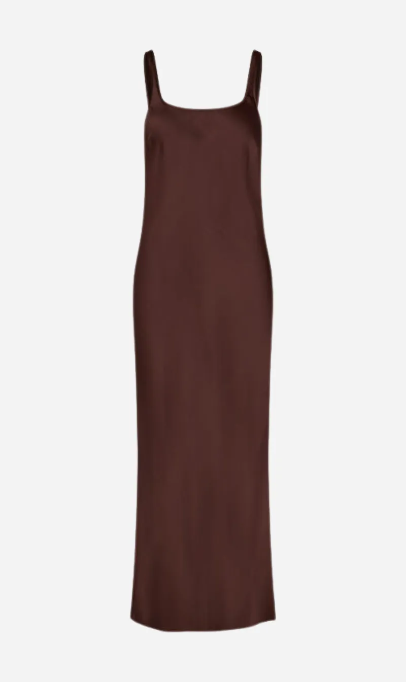 Samsoe Samsoe | Sunna Dress - Brown Stone sold by Sister & Co