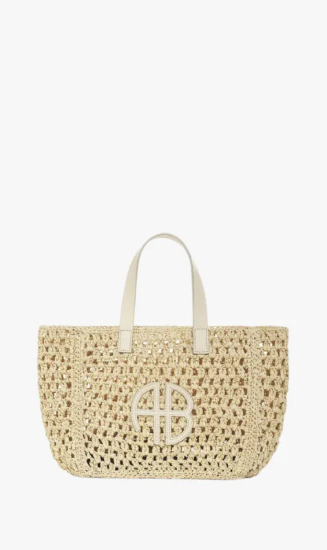 Anine Bing | Small Rio Tote - Cream sold by Sister & Co