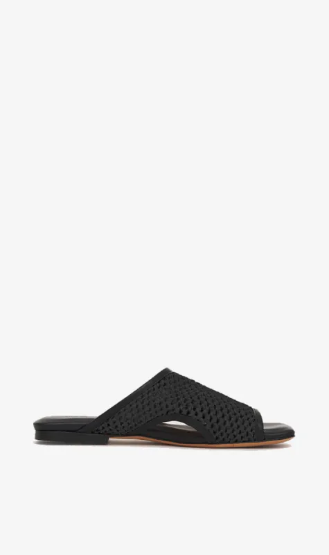 Anine Bing | Hoxton Slides - Black sold by Sister & Co