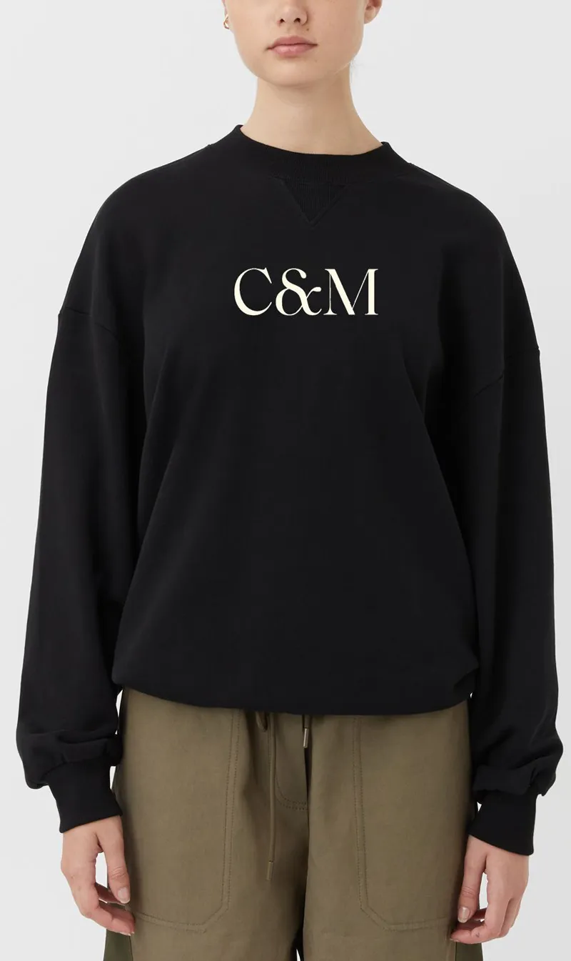 Camilla & Marc | Sasha Sweater - Black/Stone sold by Sister & Co