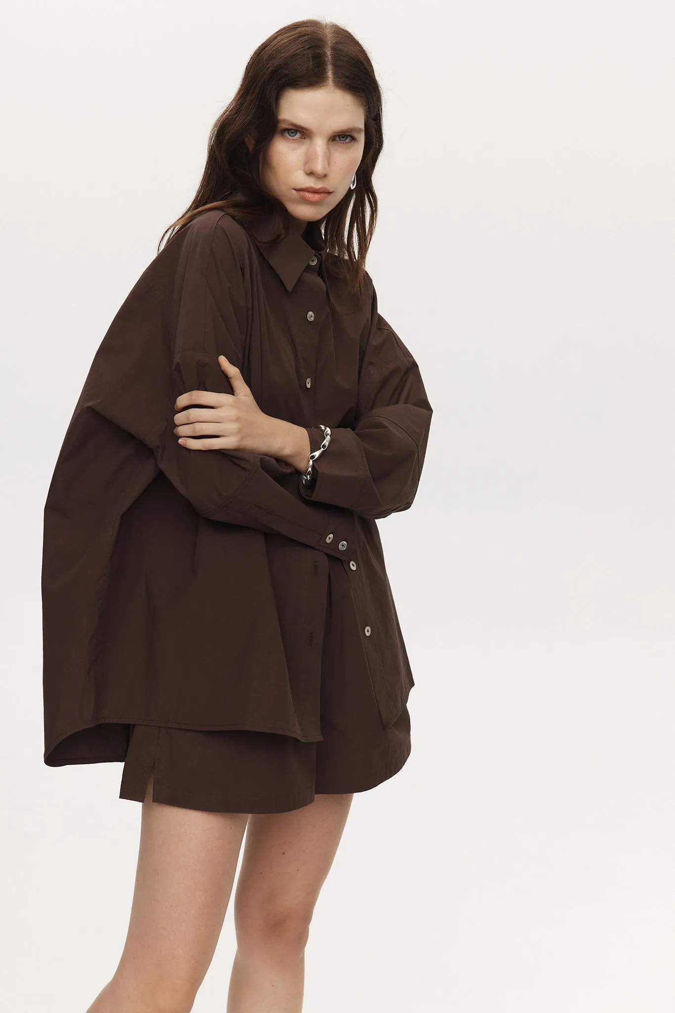 Marle | Edie Shirt - Chocolate sold by Sister & Co product image thumbnail 2