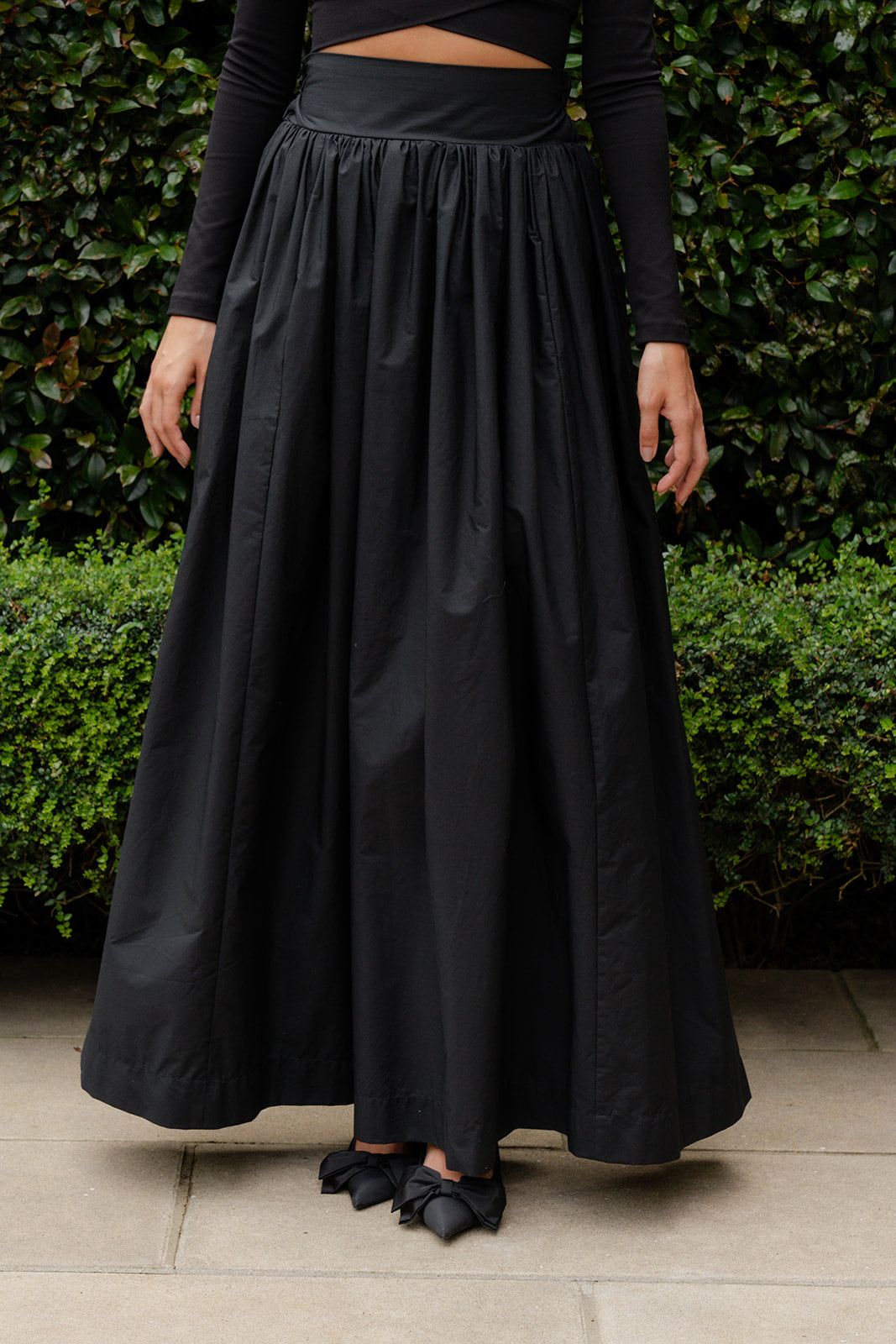 Caitlin Crisp | Copperman Skirt - Black Poplin sold by Sister & Co product image thumbnail 3