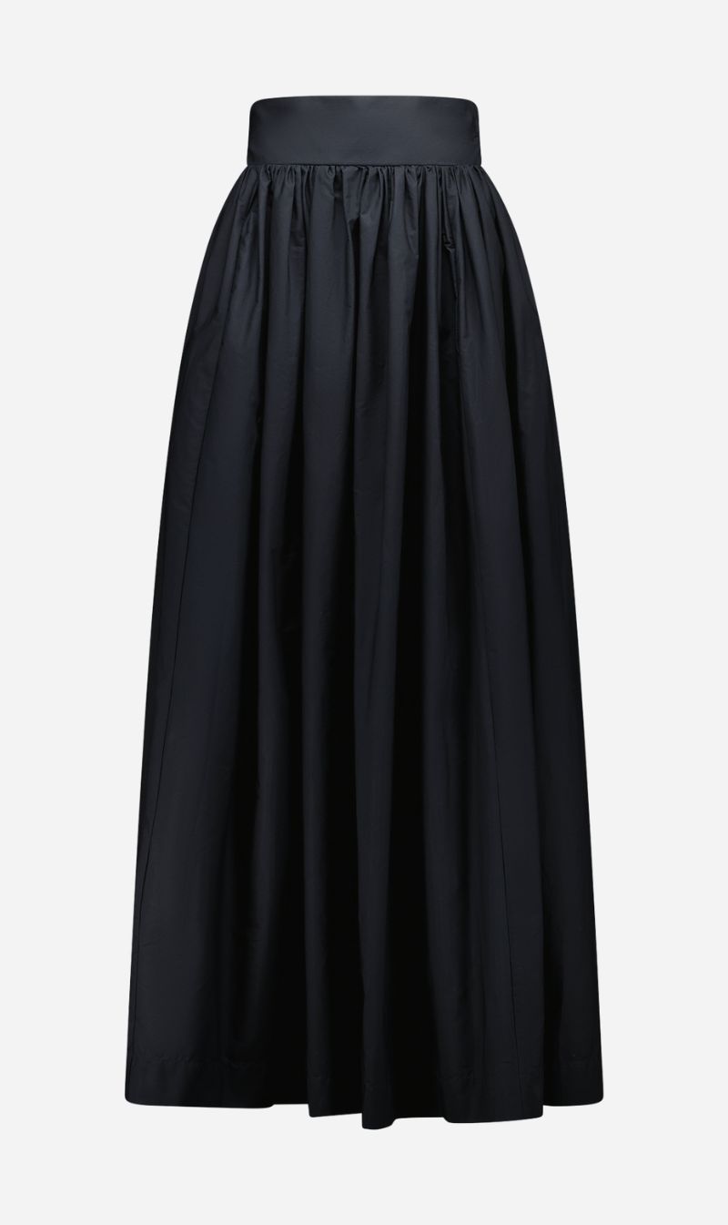Caitlin Crisp | Copperman Skirt - Black Poplin sold by Sister & Co