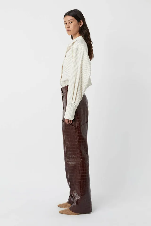 Camilla And Marc | Etna Shirt - Cream/Rust sold by Sister & Co product image thumbnail 3