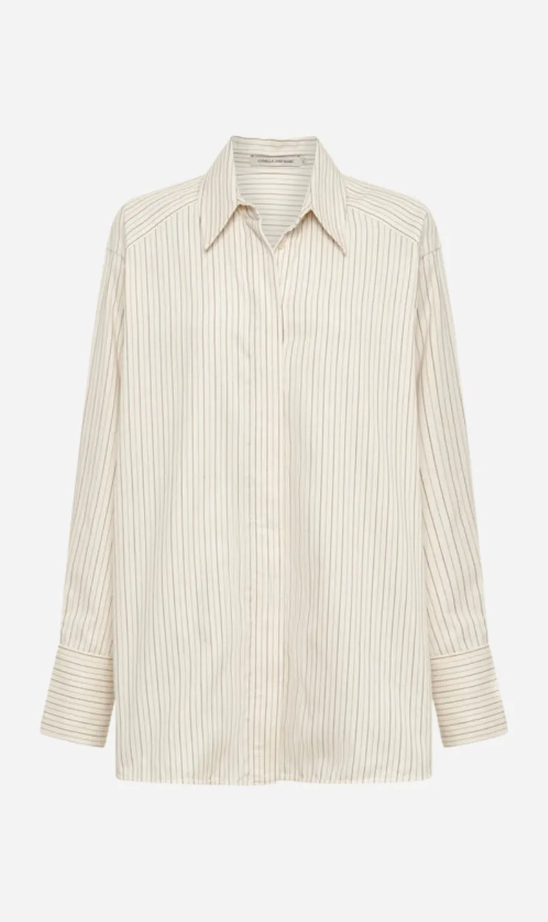Camilla And Marc | Etna Shirt - Cream/Rust sold by Sister & Co