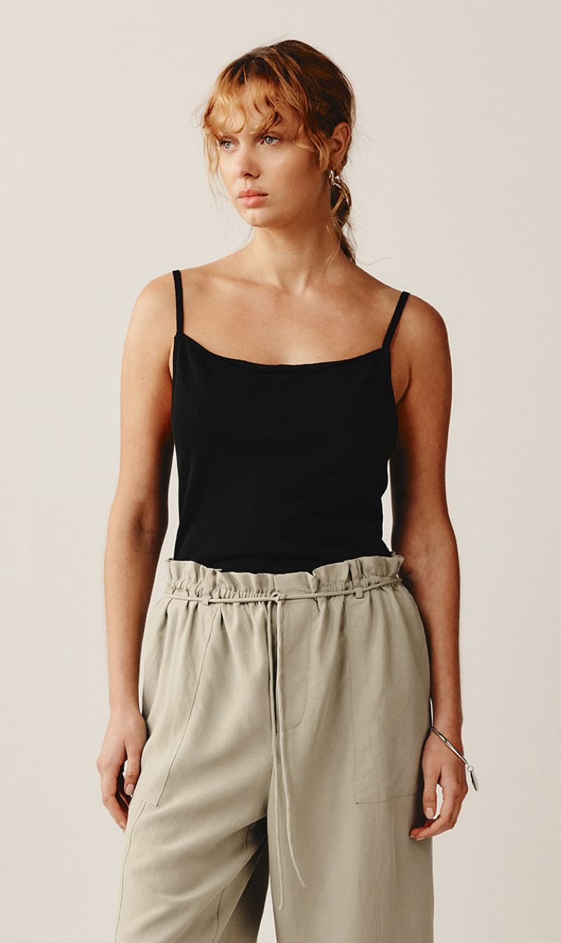 Marle | Indigo Top - Black sold by Sister & Co