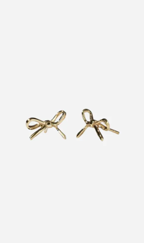 Meadowlark | Bow Stud Earrings Small - Gold Plated sold by Sister & Co