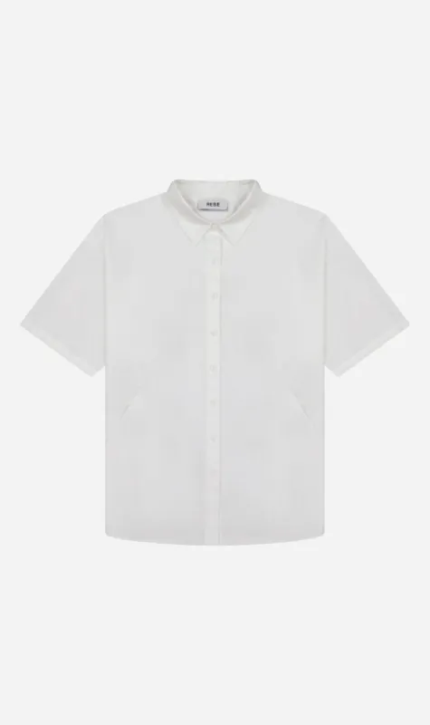 Rebe | Leisure Shirt Cotton - White sold by Sister & Co