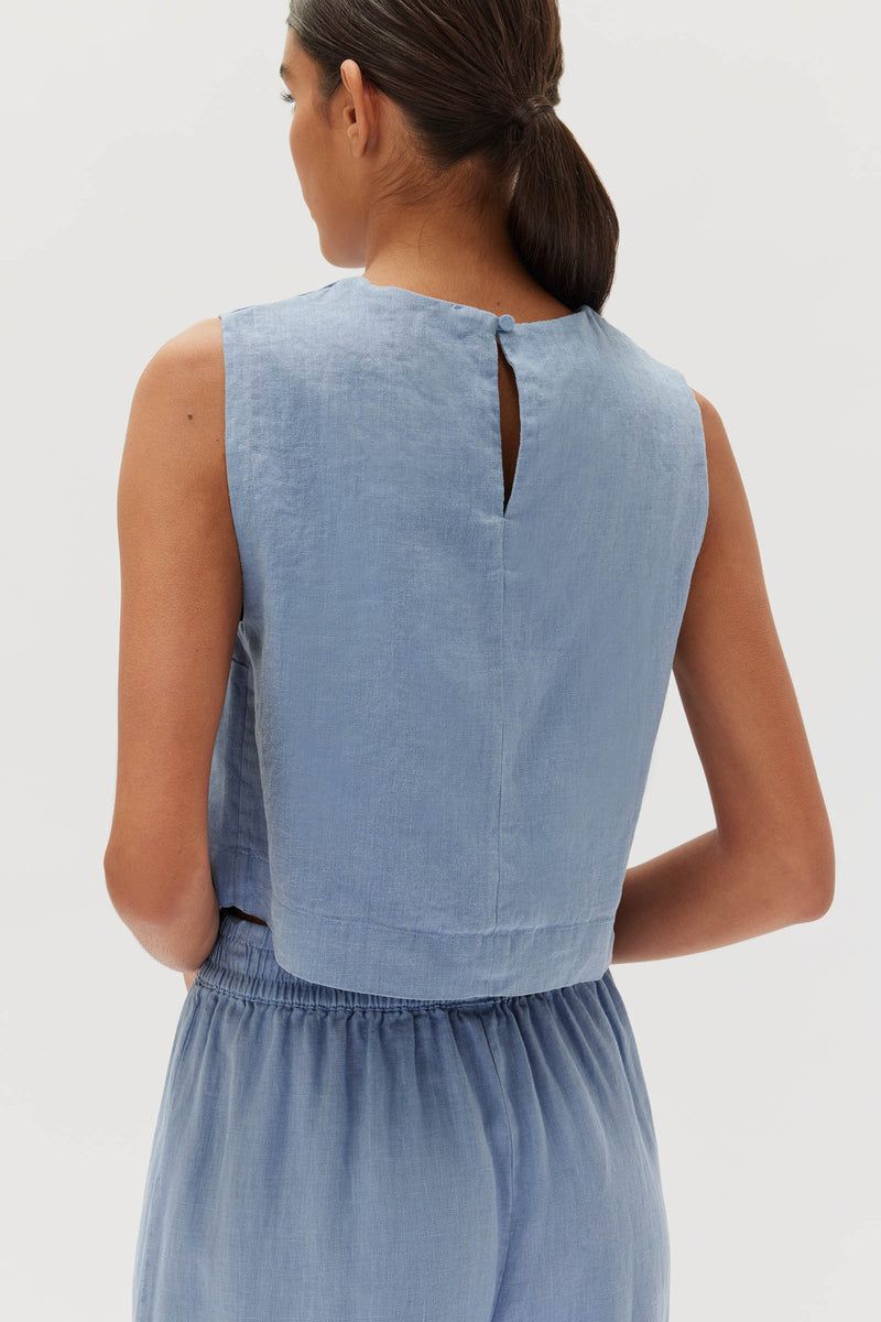 Assembly Label | Nilsa Top - Pool sold by Sister & Co product image thumbnail 3