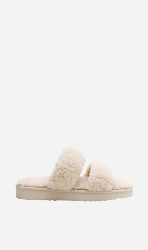 La Tribe | Sheepy Platform - Cream sold by Sister & Co
