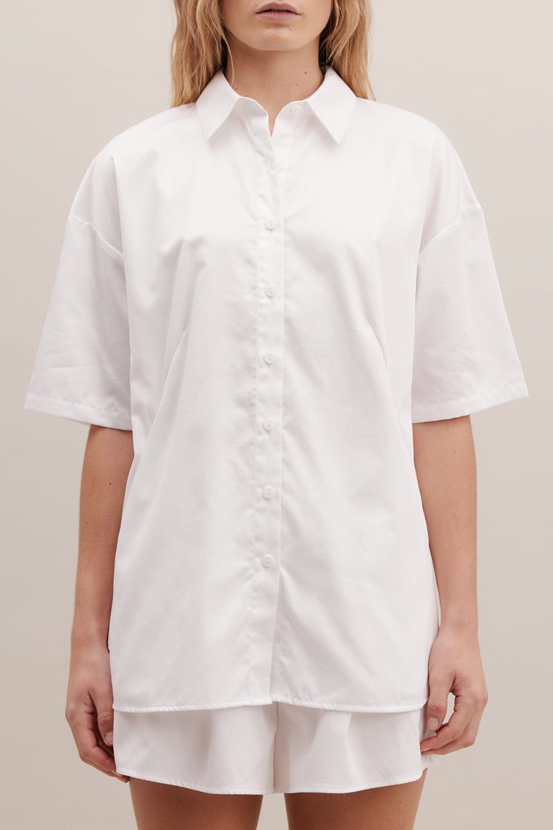 Rebe | Leisure Shirt Cotton - White sold by Sister & Co product image thumbnail 2