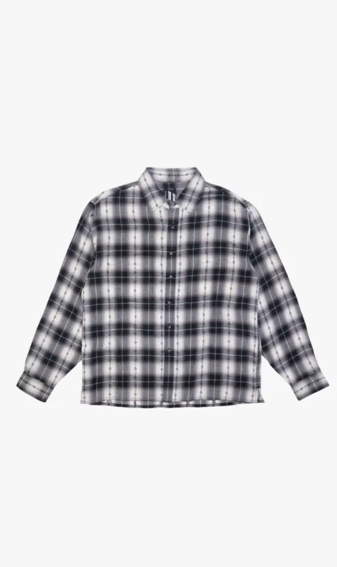 Beach Brains | Everyday Shirt - Black Plaid sold by Sister & Co