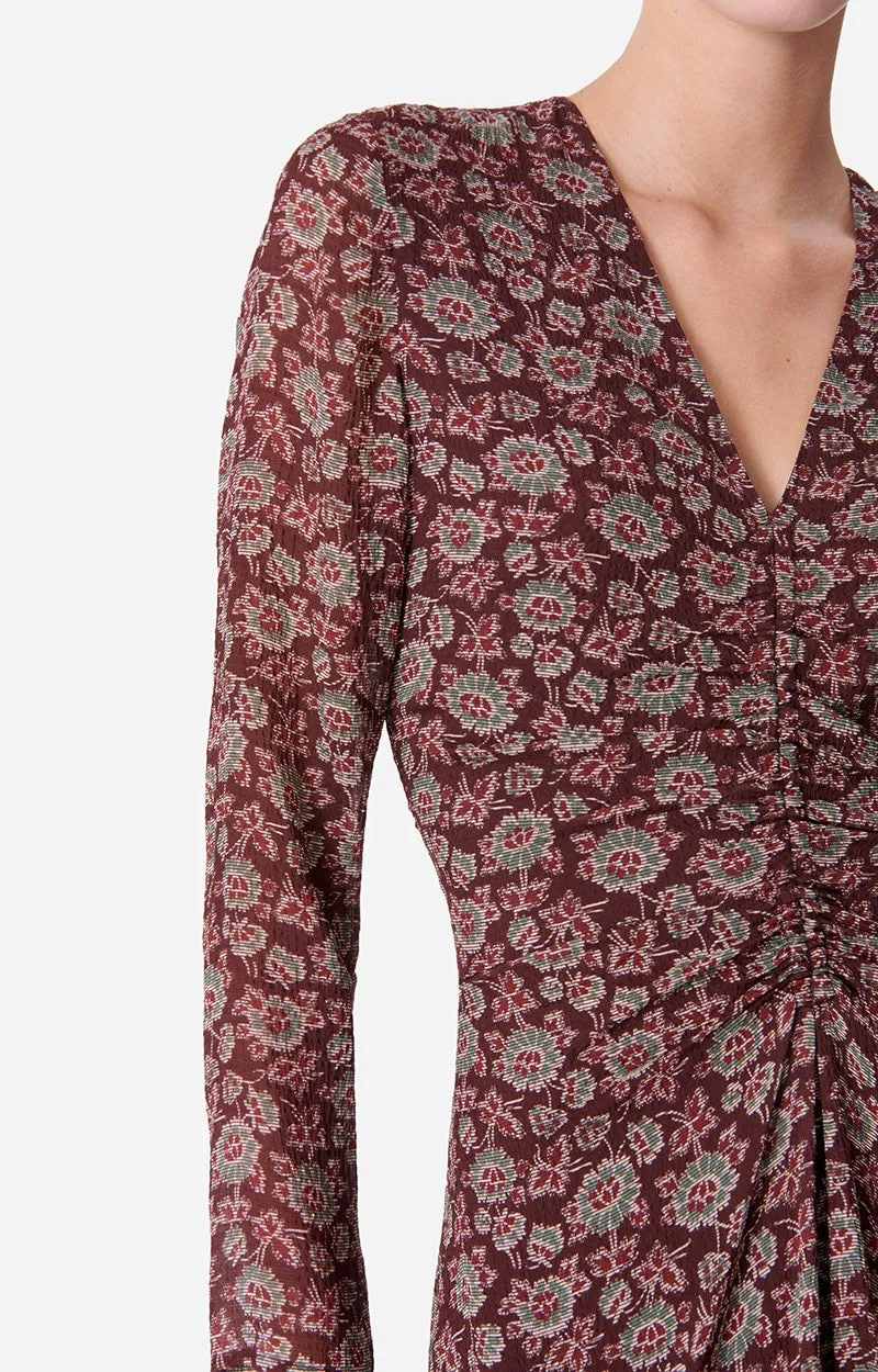 Vanessa Bruno | Biba Dress - Brown sold by Sister & Co product image thumbnail 3