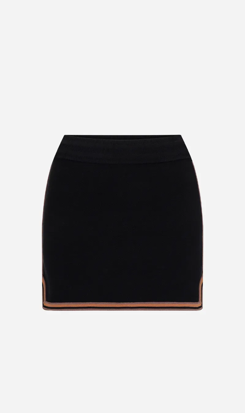 Nagnata | Symbol Skirt - Black sold by Sister & Co