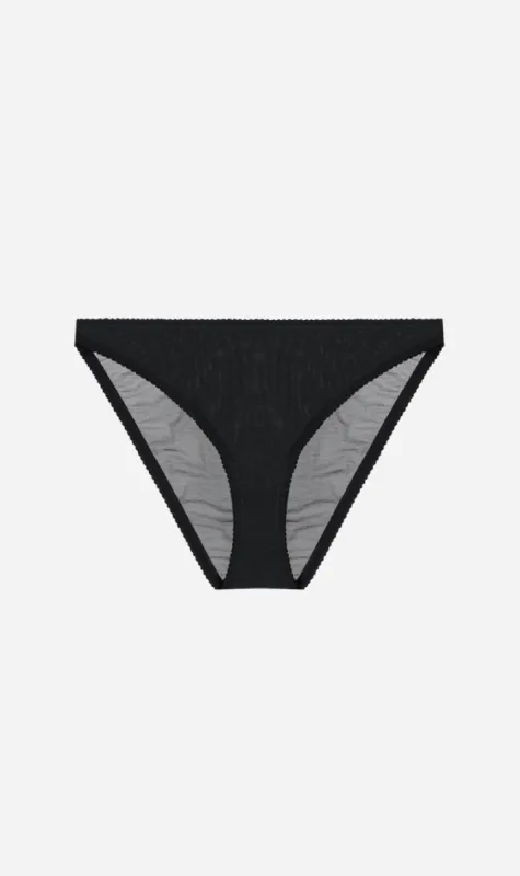 Dear Dylan | Recycled Mesh Brief - Noir sold by Sisters & Co