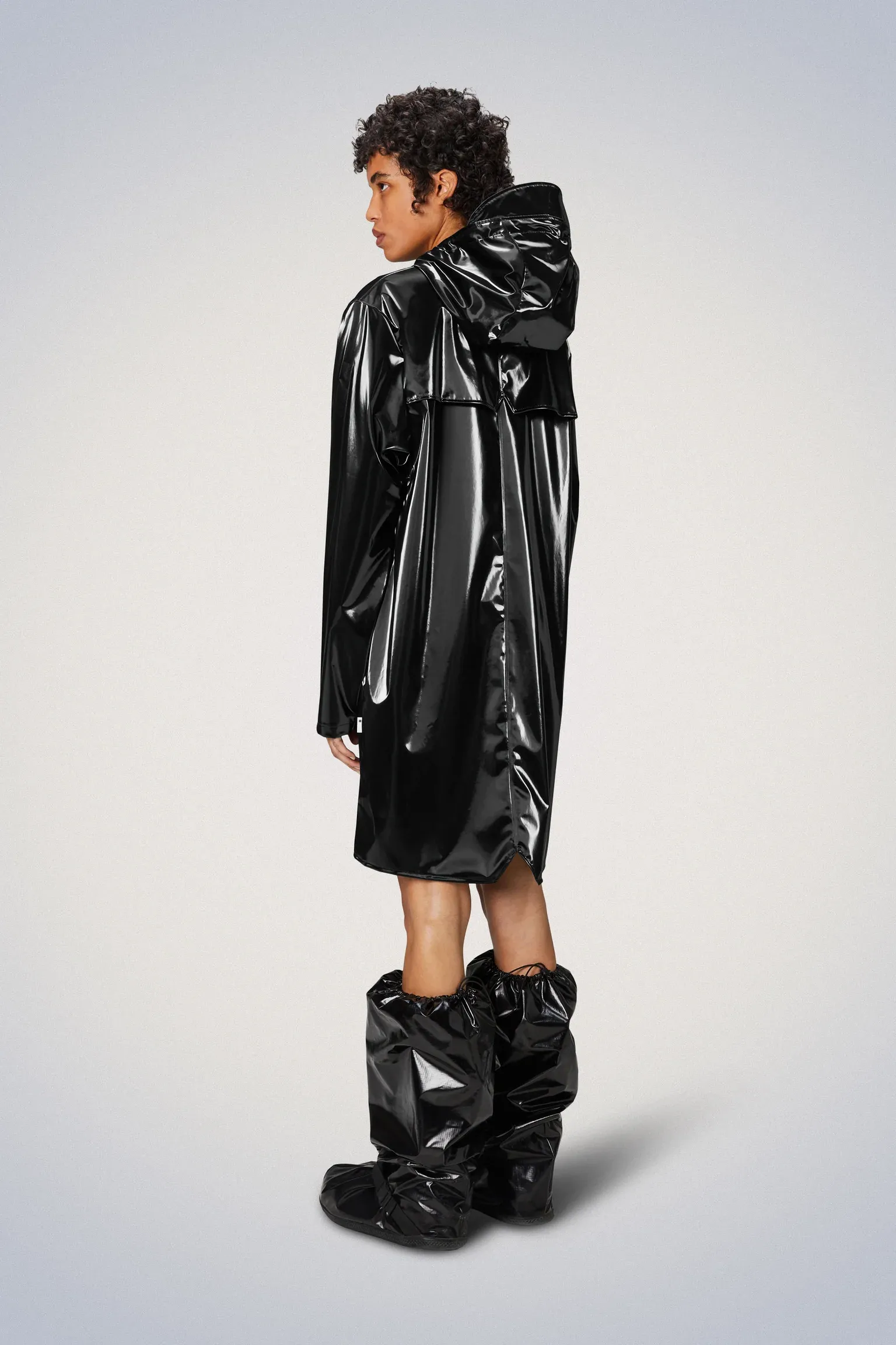 Rains | Long Jacket - Night sold by Sisters & Co product image thumbnail 3