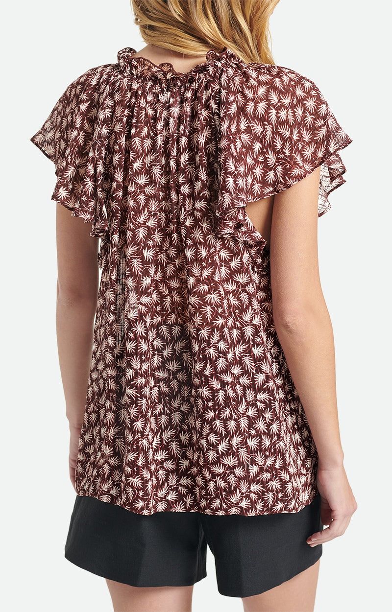 Vanessa Bruno | Ava Blouse - Cacao sold by Sister & Co product image thumbnail 5