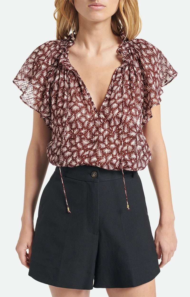 Vanessa Bruno | Ava Blouse - Cacao sold by Sister & Co product image thumbnail 2