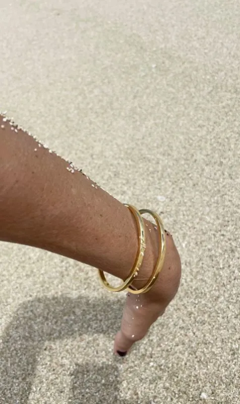 Adorn | Double Line Cuff - Satin Polish sold by Sister & Co