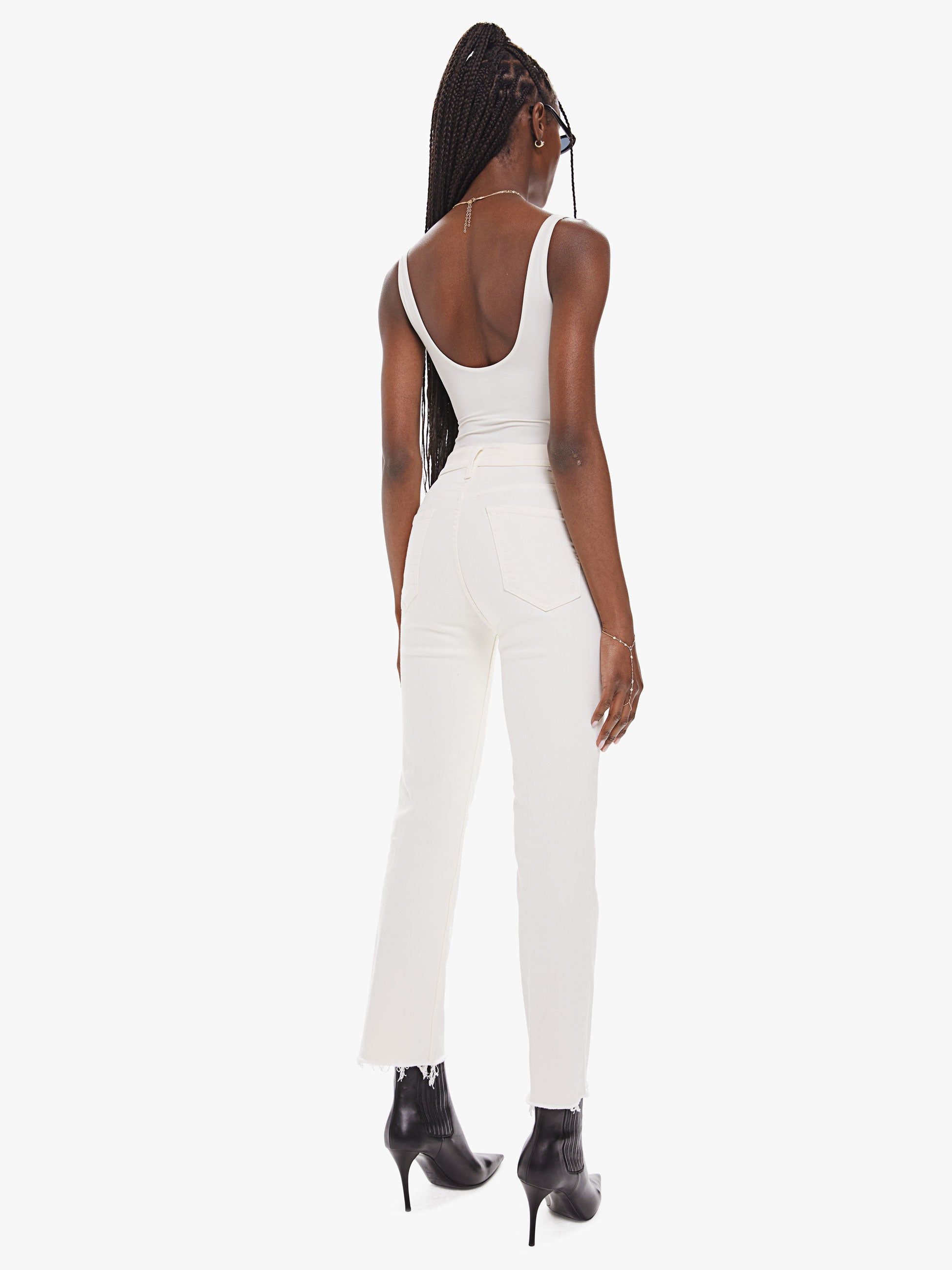 Mother | The Tripper Ankle Fray - Antique White sold by Sister & Co product image thumbnail 3