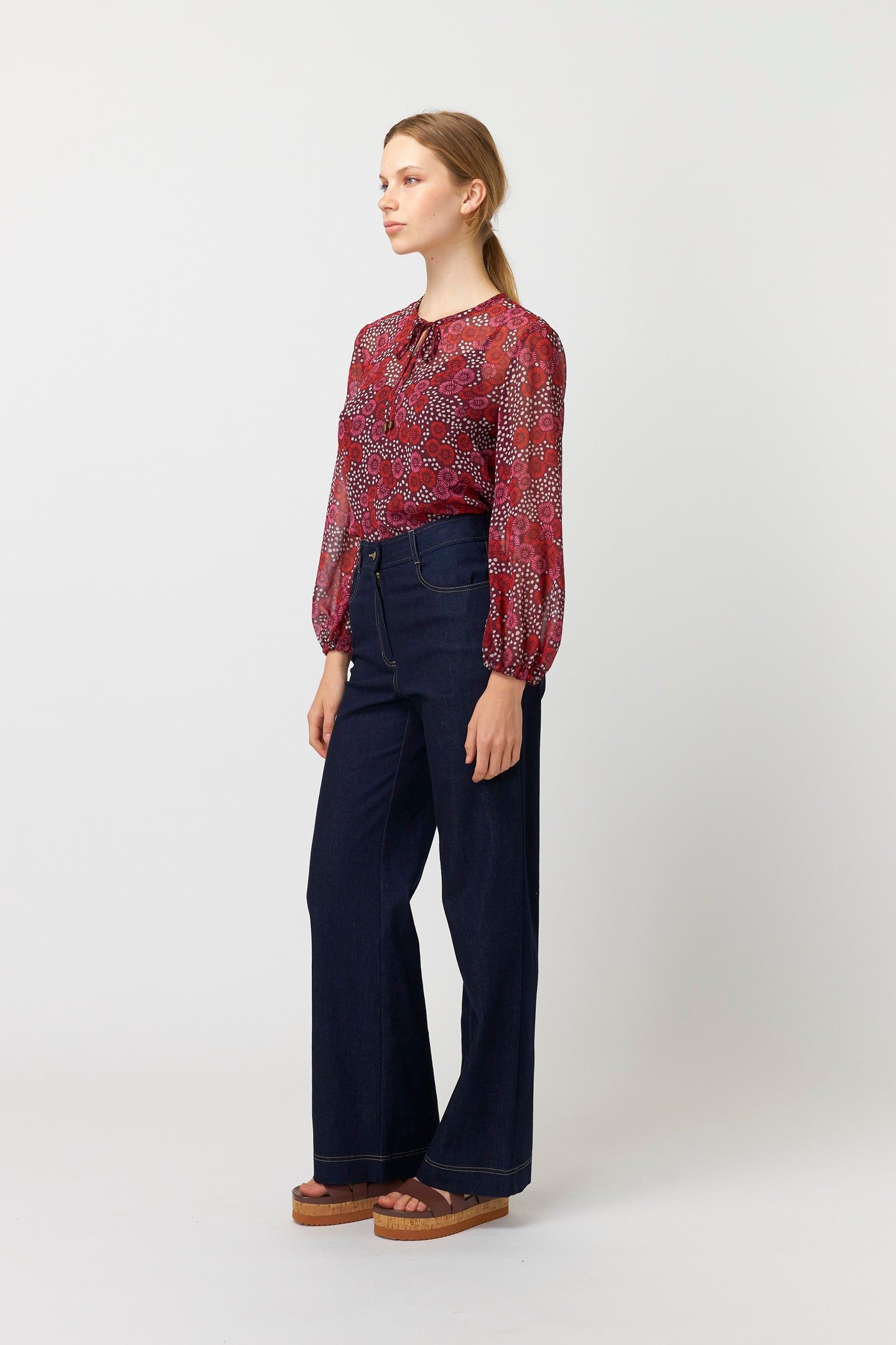 Kate Sylvester | Denim Trouser - Dark Indigo sold by Sister & Co product image thumbnail 3