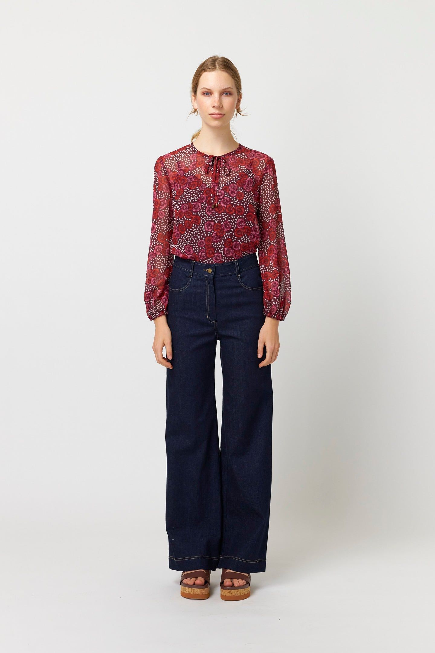 Kate Sylvester | Denim Trouser - Dark Indigo sold by Sister & Co product image thumbnail 2