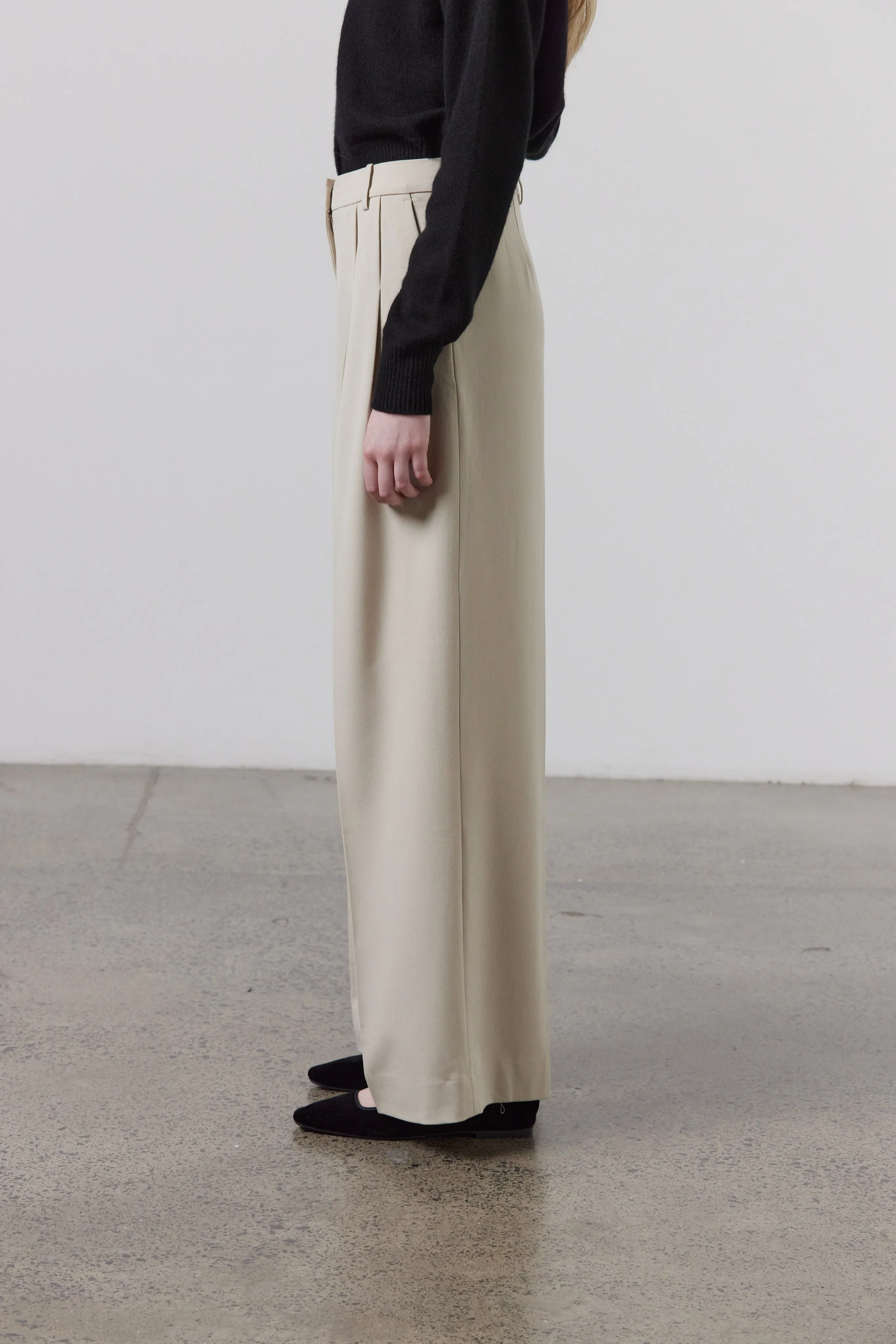 Laing | Ava Wide Leg Pant - Fawn sold by Sister & Co product image thumbnail 2