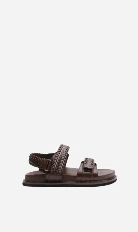 La Tribe | Isla Braided Sandal - Cocoa sold by Sister & Co