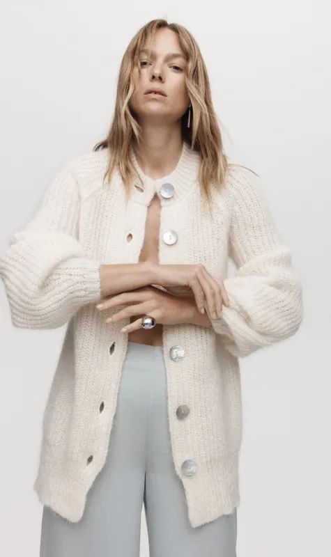 Marle | Evelyn Cardigan - Ivory sold by Sister & Co