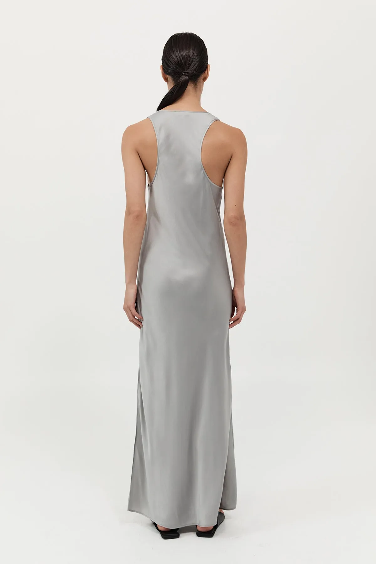 St. Agni | Bias Tank Dress - Silver sold by Sister & Co product image thumbnail 5