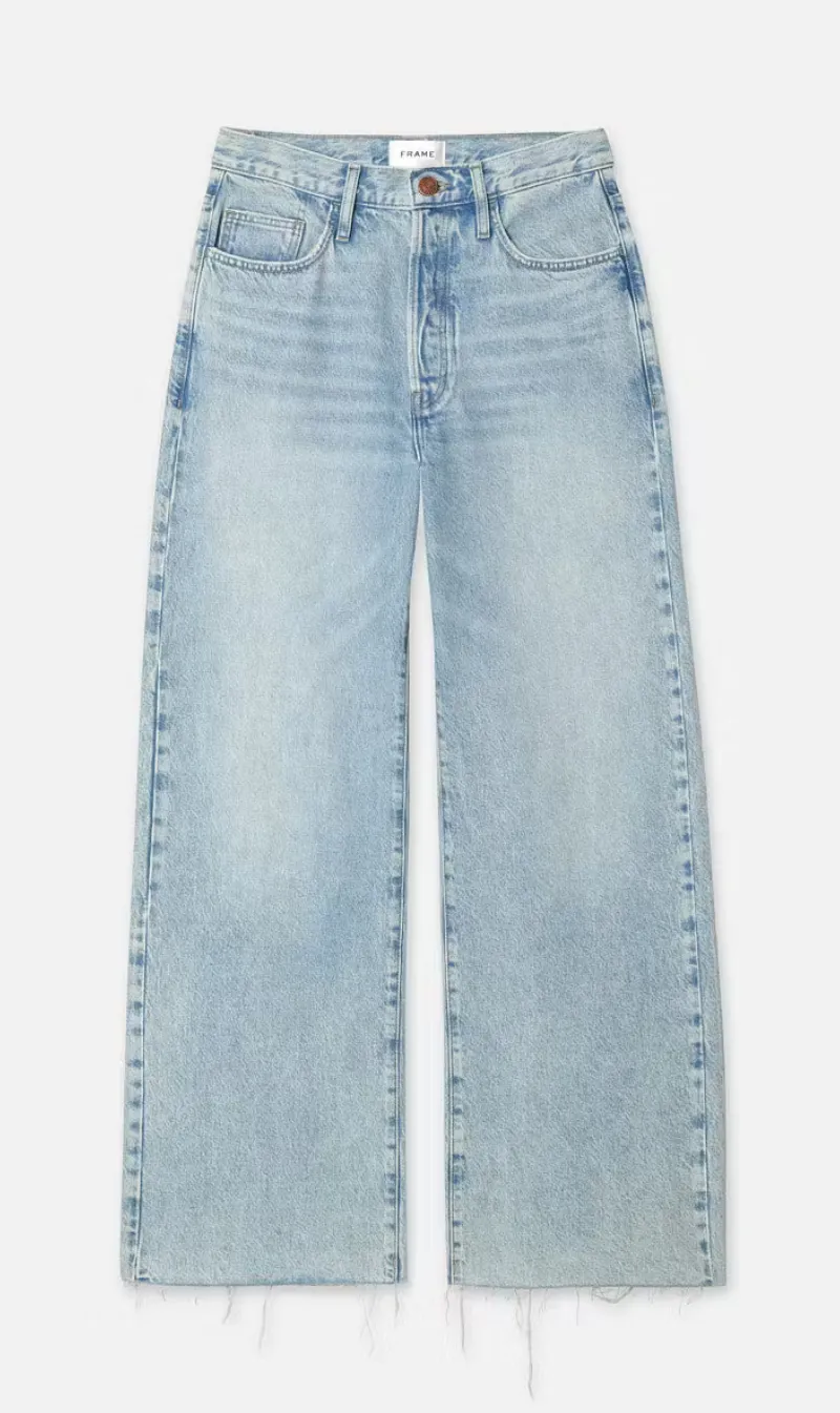 Frame | Le Low Baggy Wide Leg - Fizz Indigo sold by Sister & Co