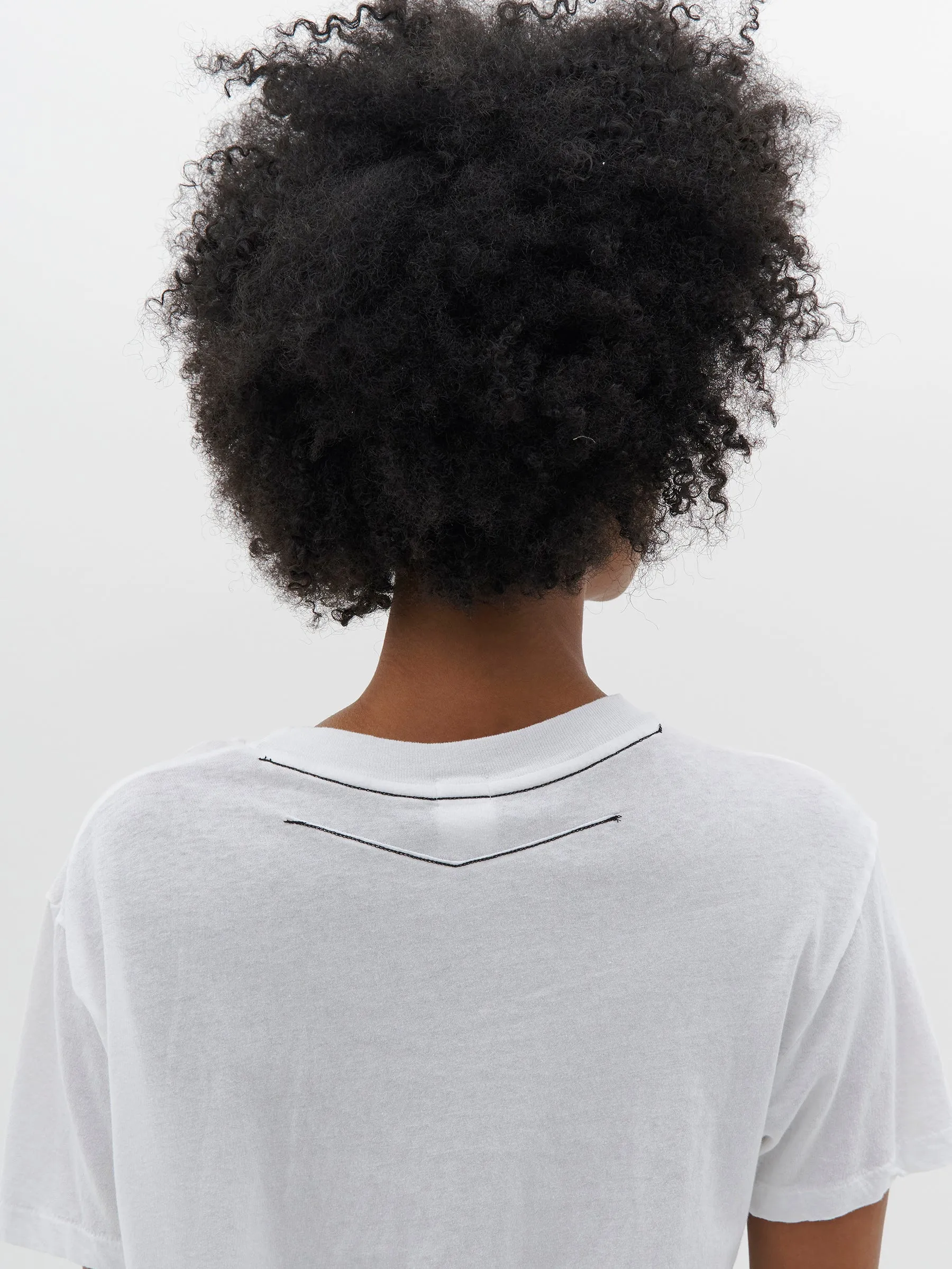 Bassike | Regular Classic Short Sleeve T.Shirt - Off White sold by Sister & Co product image thumbnail 5