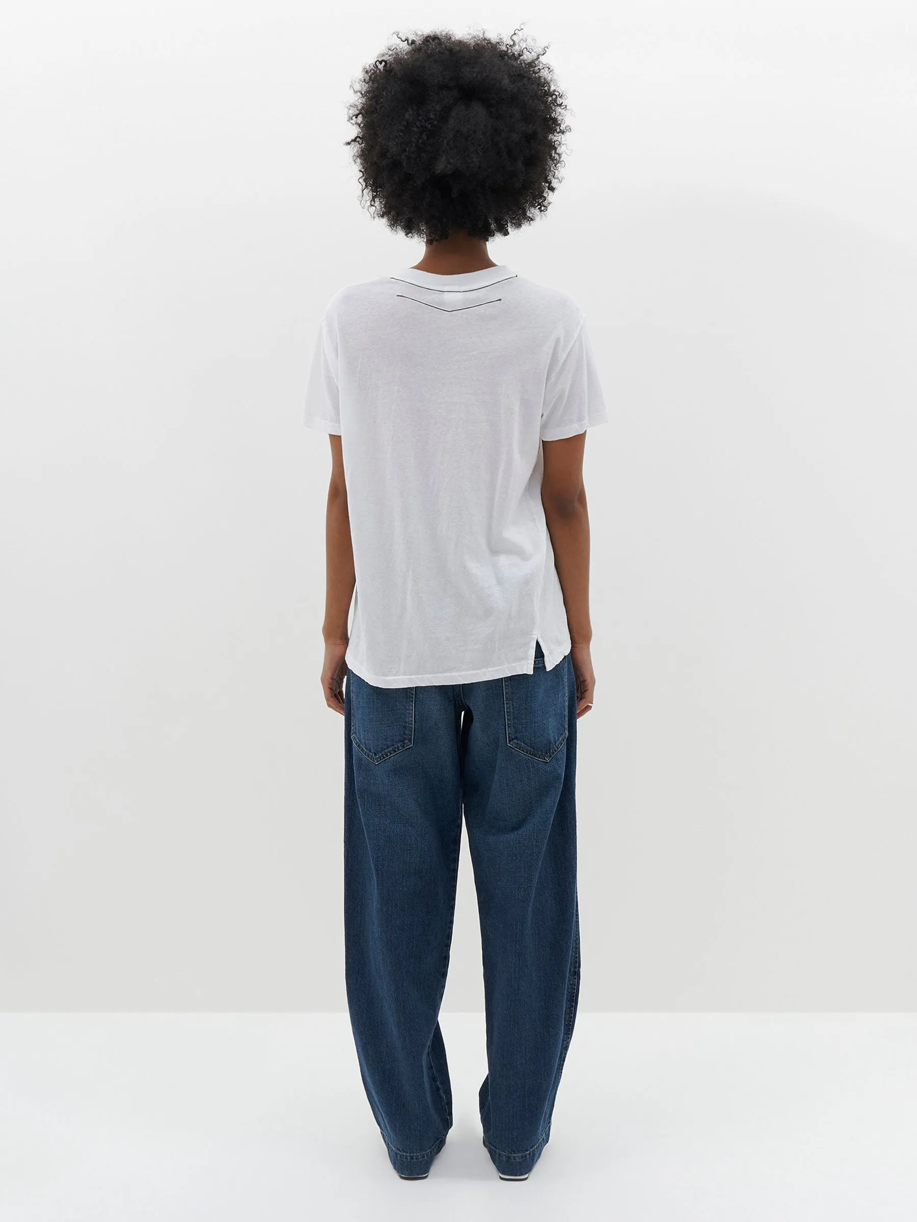 Bassike | Regular Classic Short Sleeve T.Shirt - Off White sold by Sister & Co product image thumbnail 3