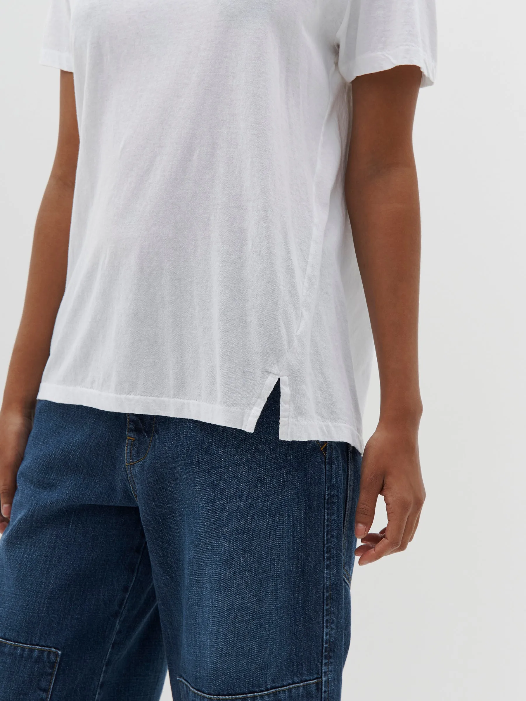 Bassike | Regular Classic Short Sleeve T.Shirt - Off White sold by Sister & Co product image thumbnail 4