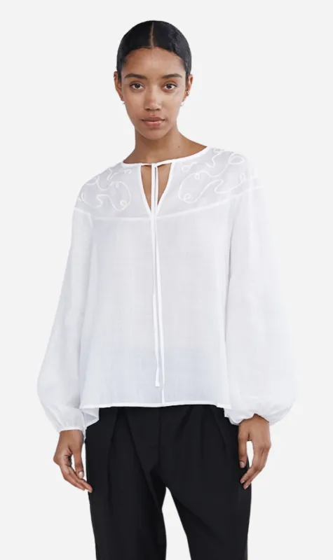 Marle | Ria Top - Ivory sold by Sister & Co