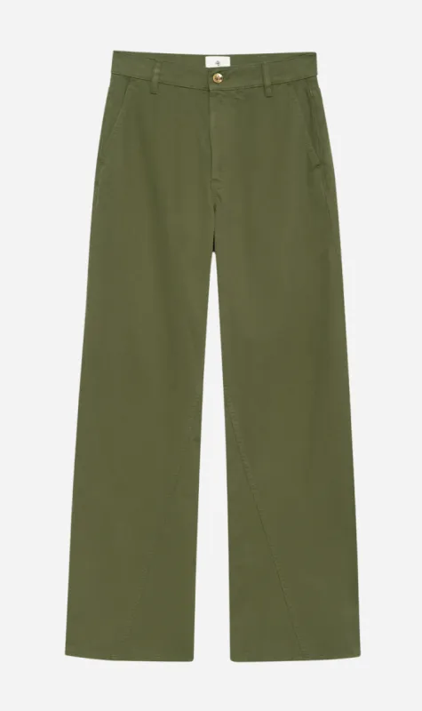 Anine Bing | Briley Pant - Army Green sold by Sister & Co